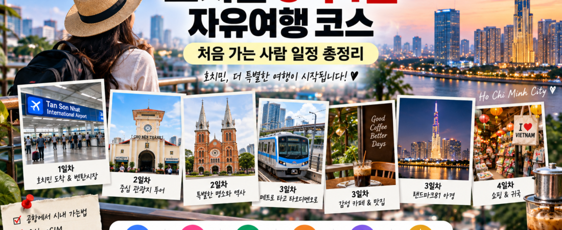 2026 호치민 3박4일 자유여행 코스|처음 가는 사람 일정 총정리