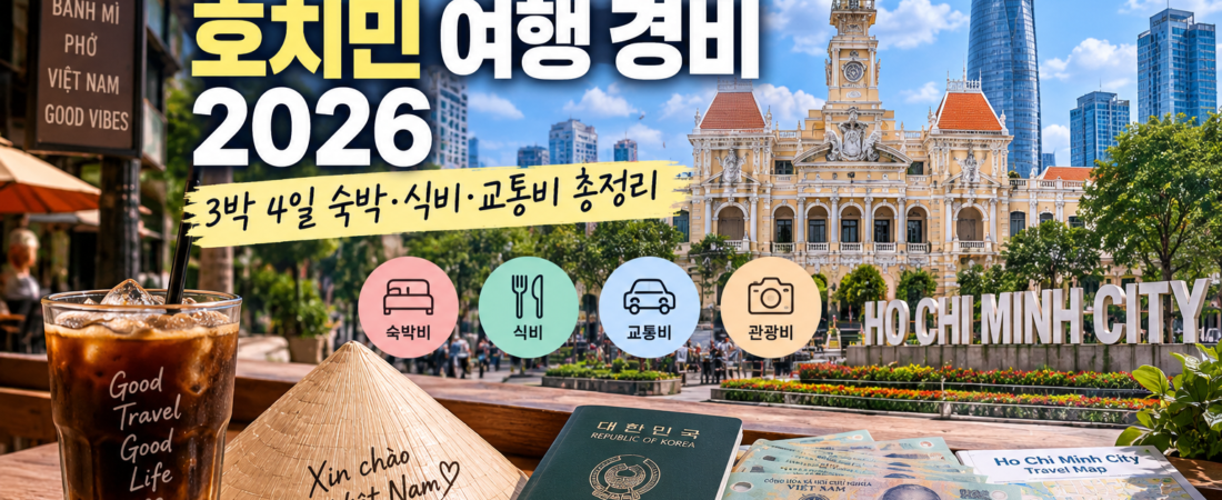 호치민 여행 경비 2026｜3박 4일 실제 예산 총정리