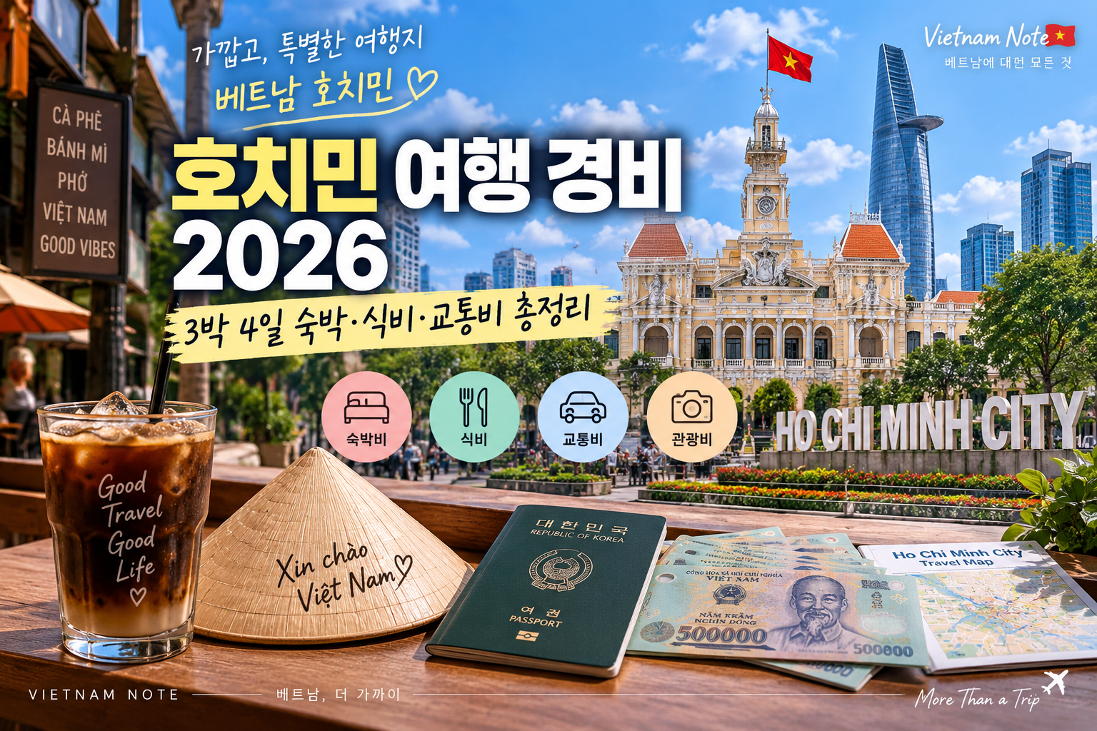 호치민 여행 경비 2026｜3박 4일 실제 예산 총정리